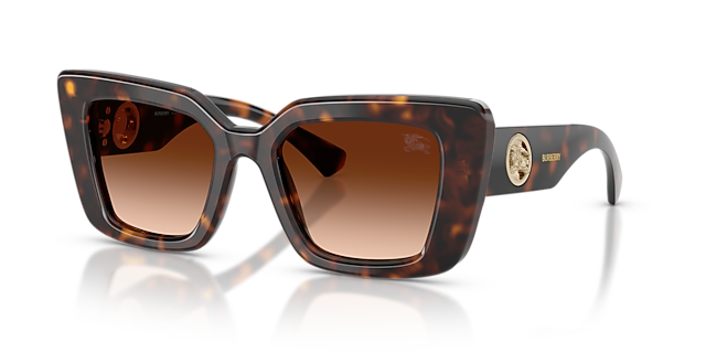 BE4476 Dunkelhavana AcetatSunglass Frames von B24, Dreiviertelansicht