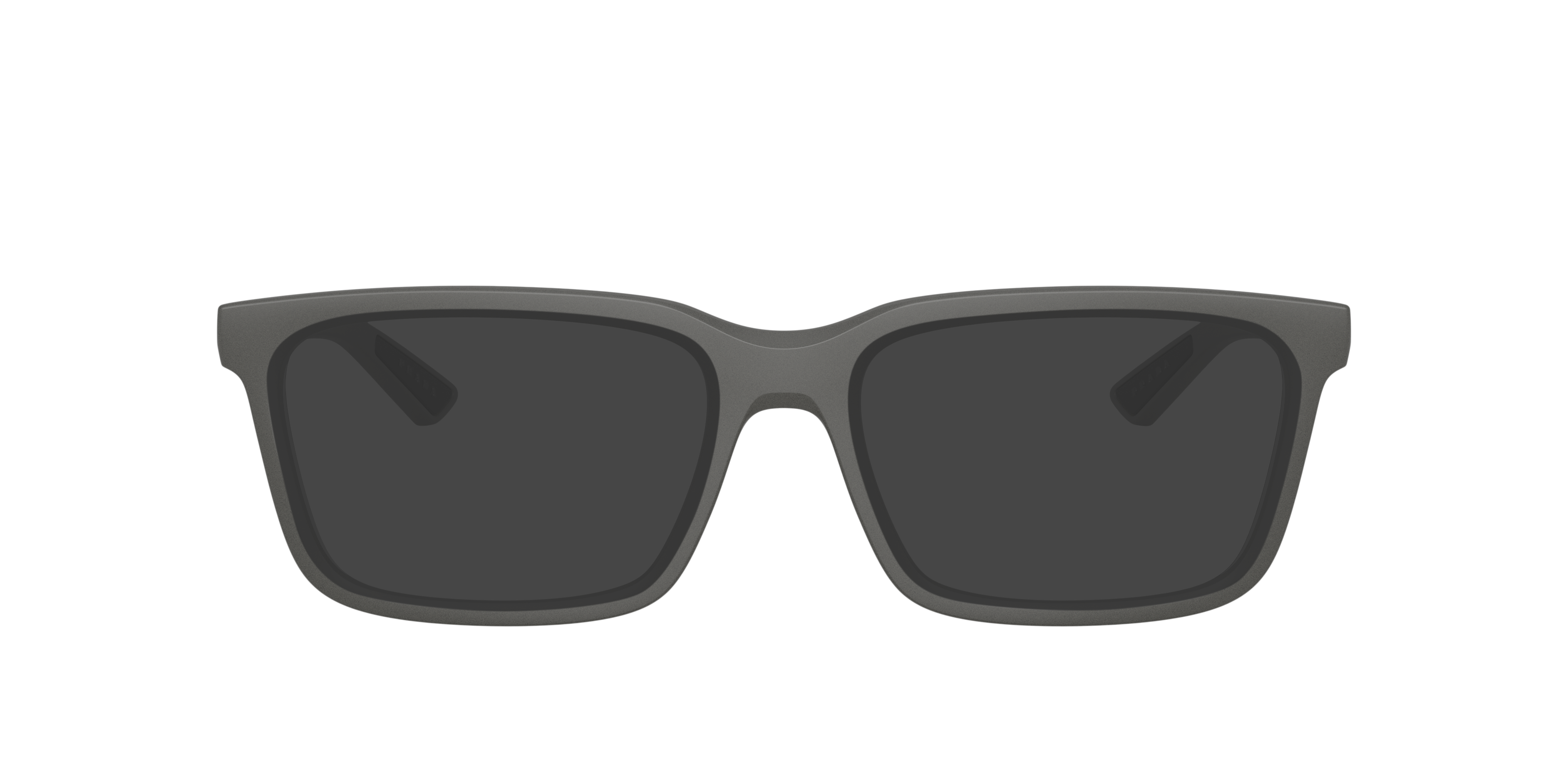 PS 02SV Metal Grey KunststoffEyeglass Frames von B24, mit getönten Gläsern