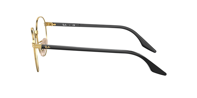 RB3691V Arista goud MetaalEyeglass Frames van B24, Zijaanzicht