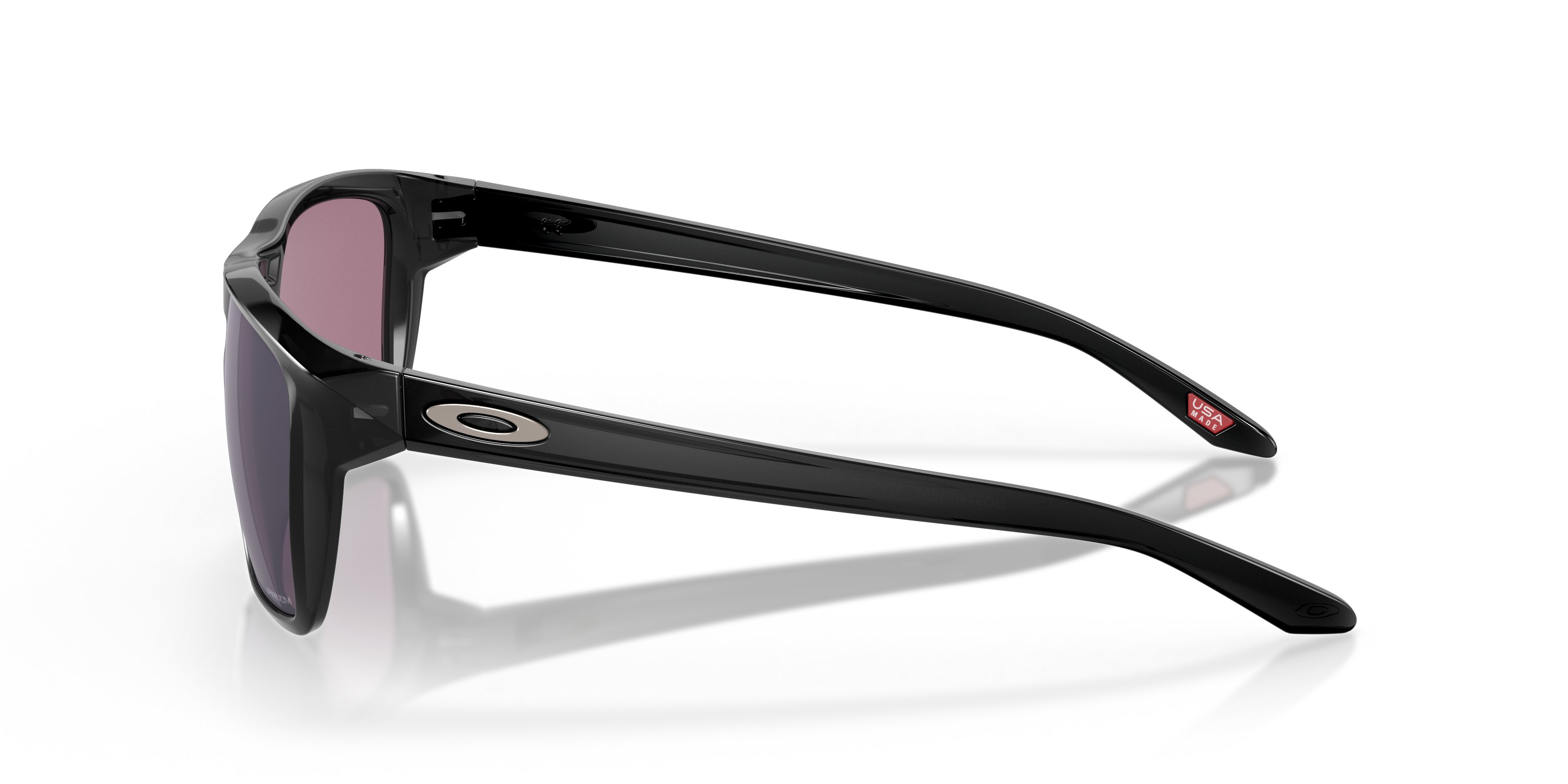 Sylas Inktzwart KunststofSunglass Frames van B24, Zijaanzicht