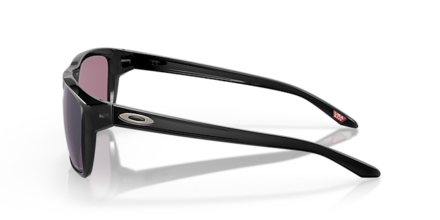 Sylas Inktzwart KunststofSunglass Frames van B24, Zijaanzicht