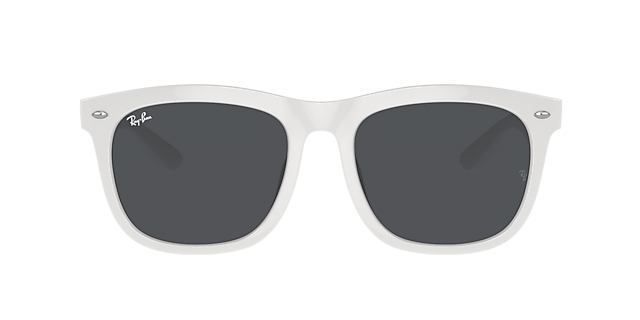 RB4260D Wit KunststofSunglass Frames van B24, met getinte lenzen