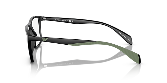 EA3230 Matt Schwarz KunststoffEyeglass Frames von B24, Seitenansicht