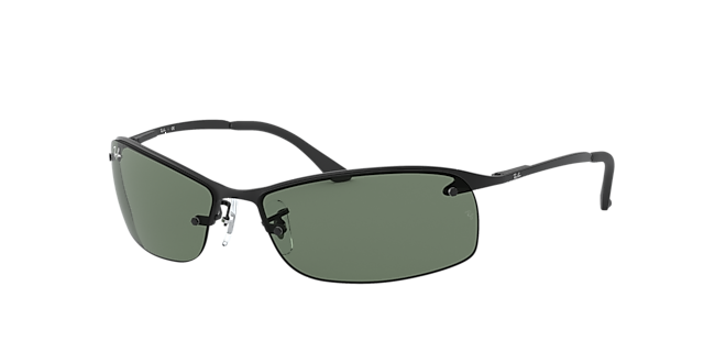 RB3183 Zwart MetaalSunglass Frames van B24, Hoekweergave