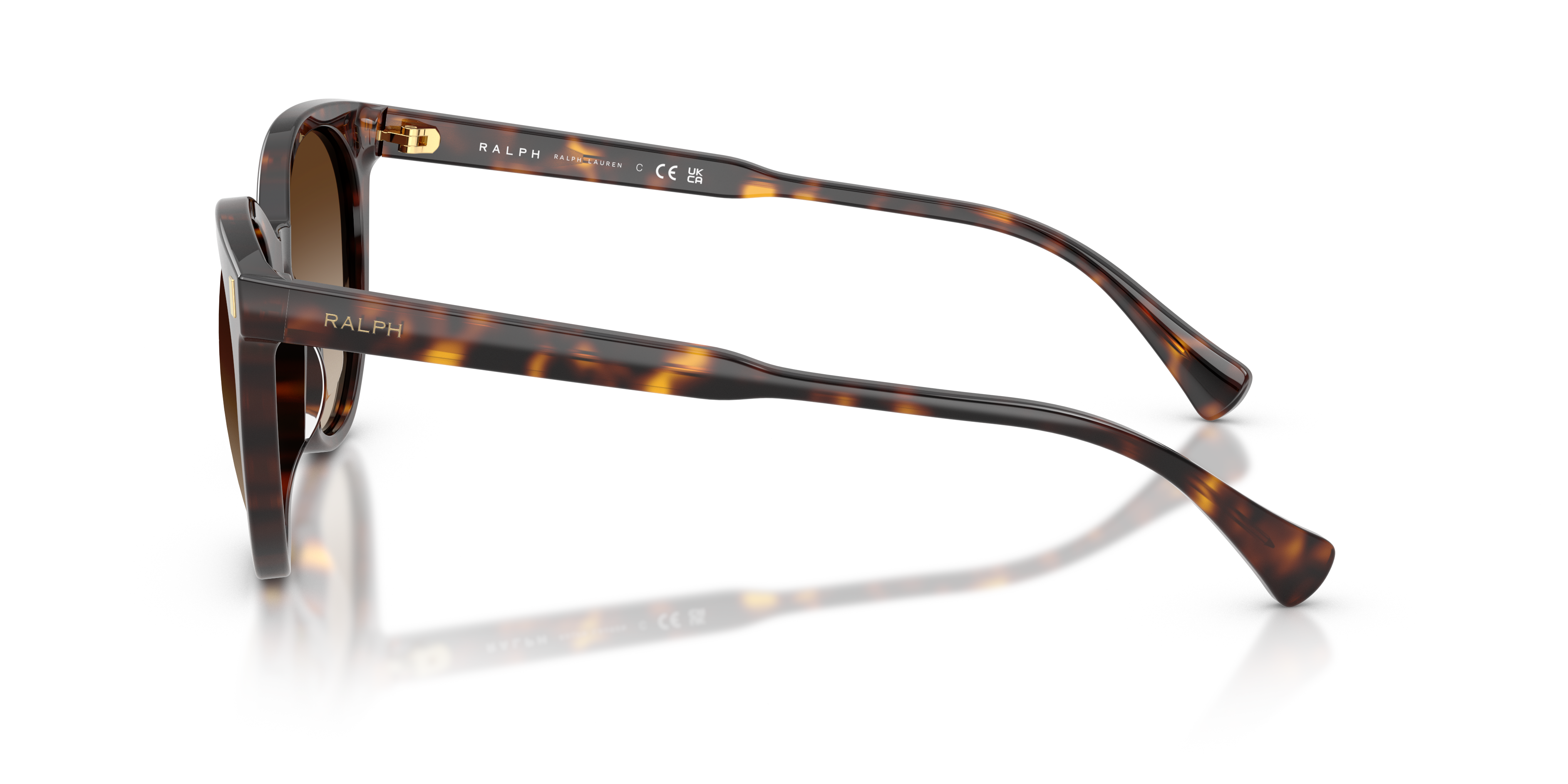 RA5331U Glänzendes Dunkelhavana AcetatSunglass Frames von B24, Seitenansicht