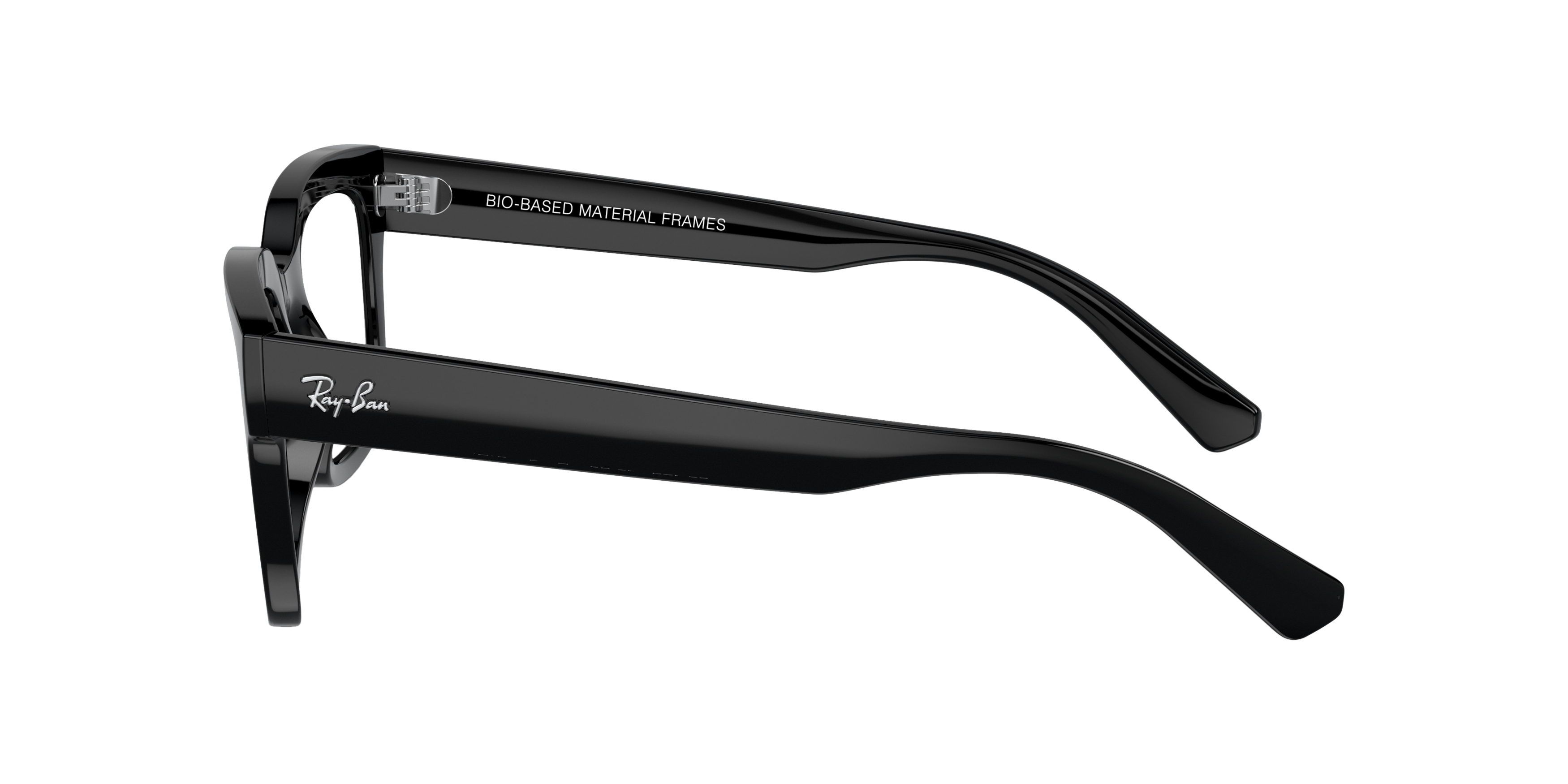 RB7217 Schwarz KunststoffEyeglass Frames von B24, Seitenansicht