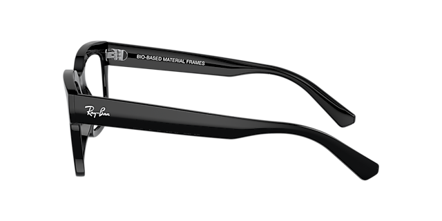 RB7217 Zwart KunststofEyeglass Frames van B24, Zijaanzicht