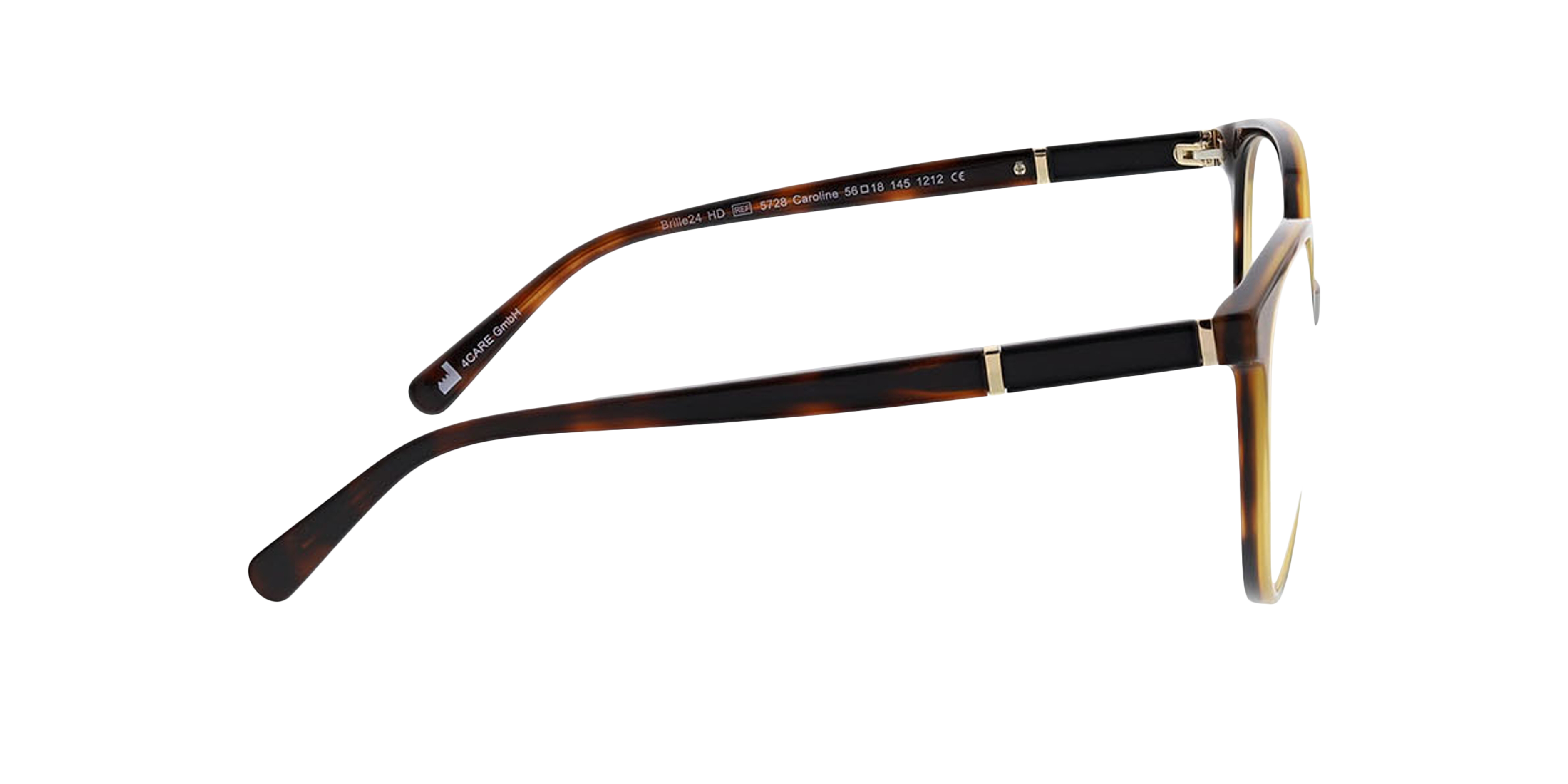 Caroline Havana AcetatEyeglass Frames von B24, Seitenansicht