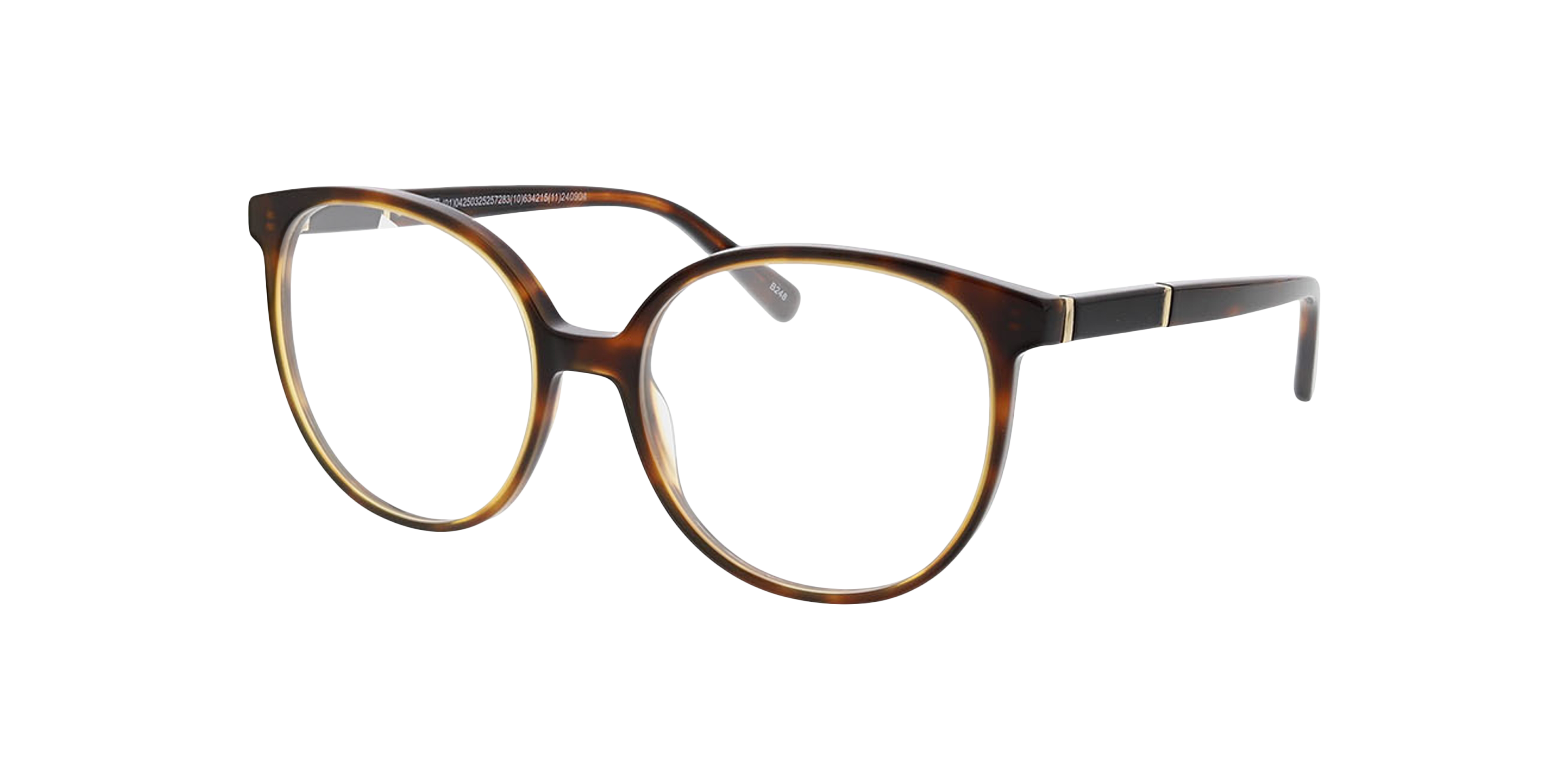 Caroline Havana AcetatEyeglass Frames von B24, Dreiviertelansicht