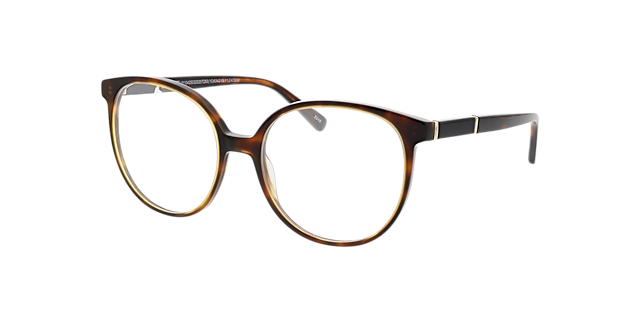 Caroline Havana AcetaatEyeglass Frames van B24, Hoekweergave