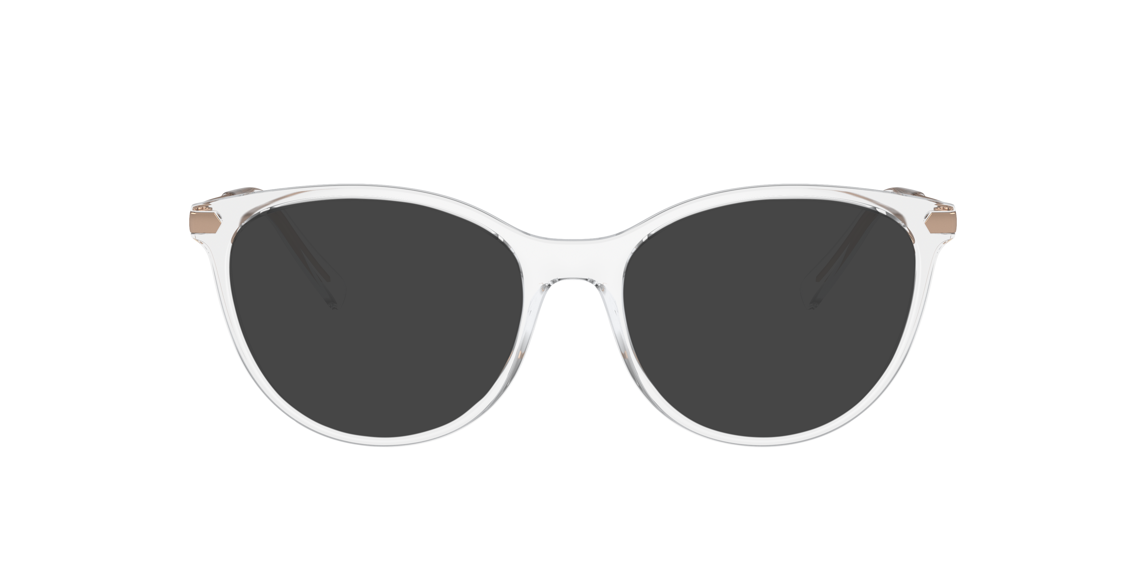 AX3078 Glanzend Kristal KunststofEyeglass Frames van B24, met getinte lenzen