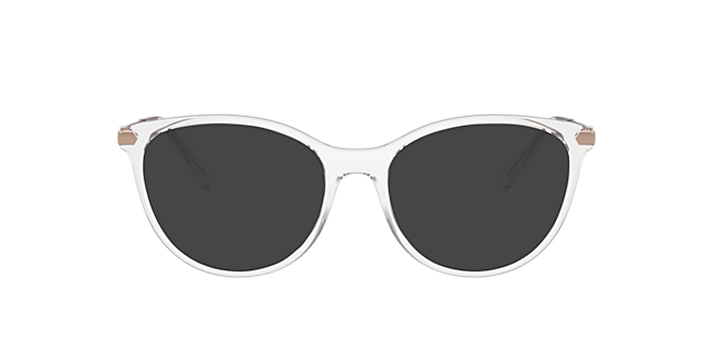 AX3078 Glanzend Kristal KunststofEyeglass Frames van B24, met getinte lenzen