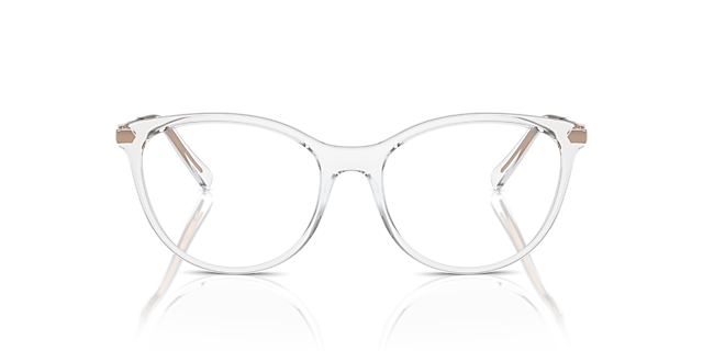 AX3078 Glanzend Kristal KunststofEyeglass Frames van B24, Vooraanzicht