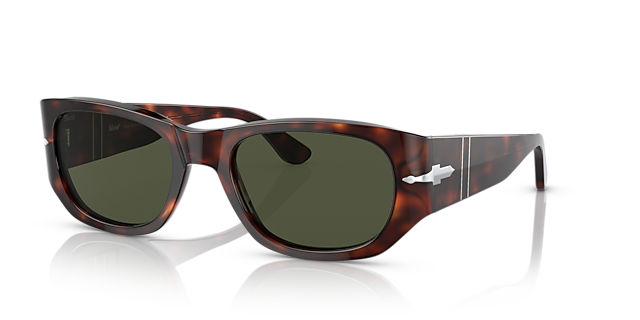 PO3307S Havana AcetatSunglass Frames von B24, Dreiviertelansicht