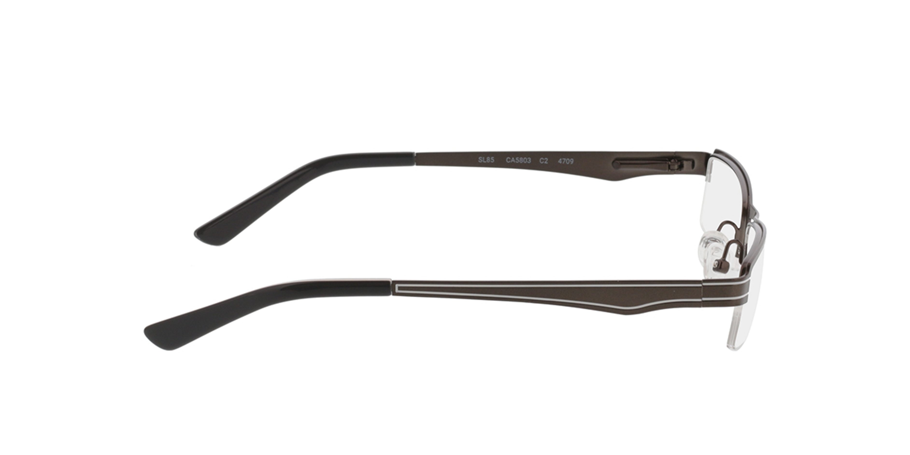 Kali Grau MetallEyeglass Frames von B24, Seitenansicht