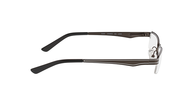 Kali Grau MetallEyeglass Frames von B24, Seitenansicht