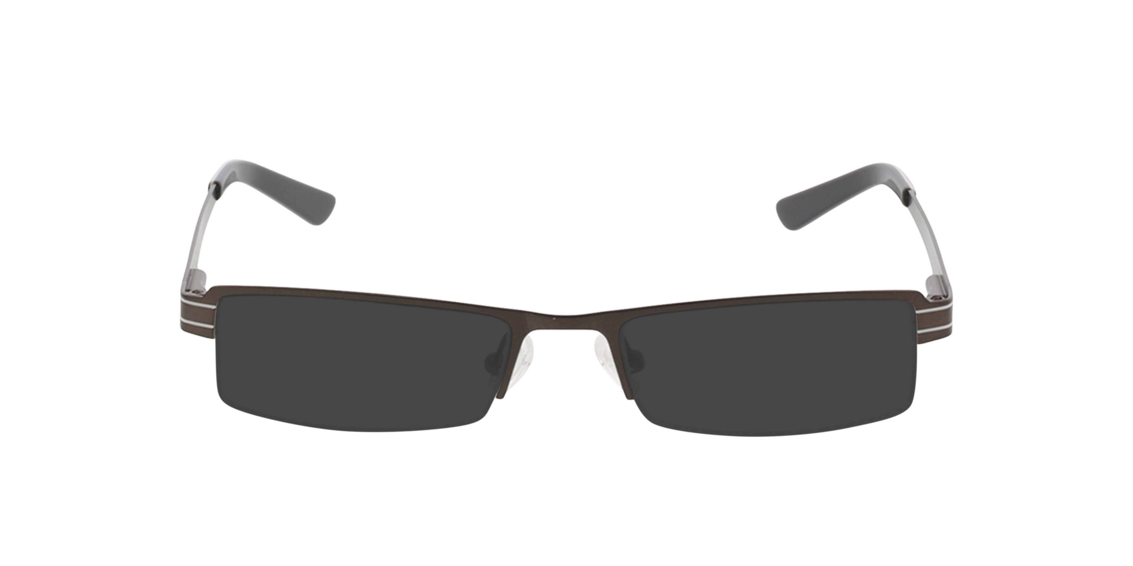 Kali Grau MetallEyeglass Frames von B24, mit getönten Gläsern