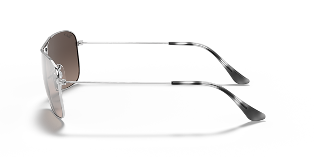 RB3543 Zilver MetaalSunglass Frames van B24, Zijaanzicht