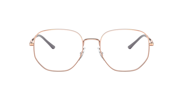 RB3682V Roségoud MetaalEyeglass Frames van B24, Vooraanzicht