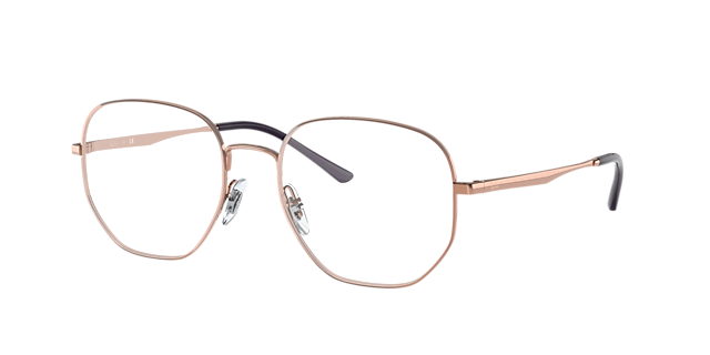 RB3682V Roségoud MetaalEyeglass Frames van B24, Hoekweergave
