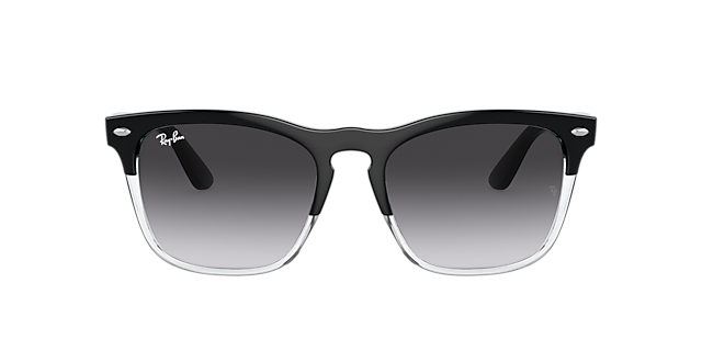 RB4487 Schwarz auf Transparent KunststoffSunglass Frames von B24, mit getönten Gläsern