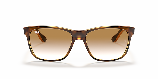 RB4181 Licht Havana KunststofSunglass Frames van B24, Vooraanzicht