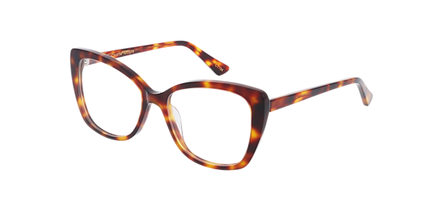 Megan CT Havana Cigars AcetatEyeglass Frames von B24, Dreiviertelansicht