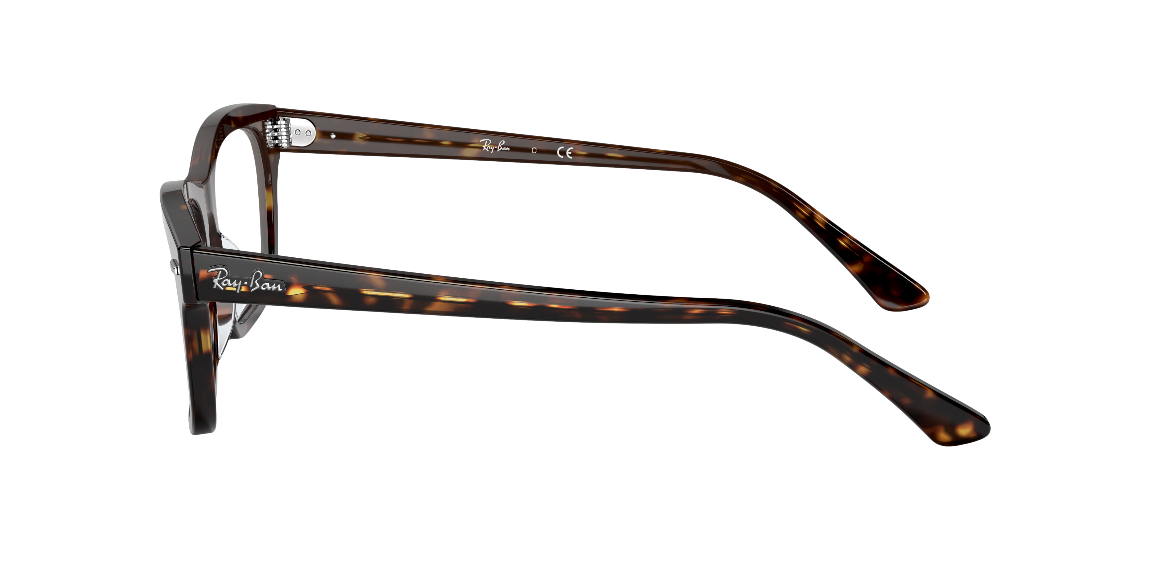 RB5383 Havana AcetaatEyeglass Frames van B24, Zijaanzicht