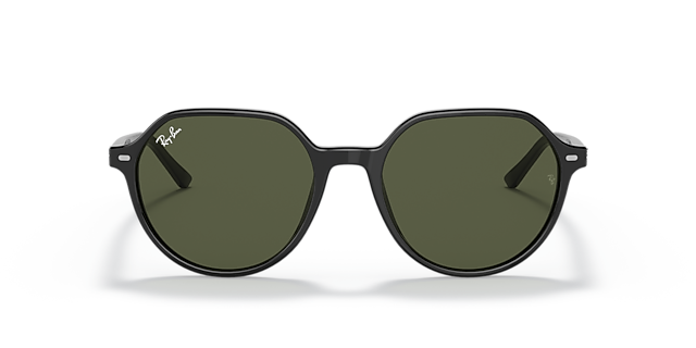 RB2195 Zwart AcetaatSunglass Frames van B24, Vooraanzicht