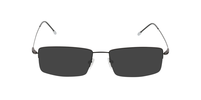 Kassel Zwart MetaalEyeglass Frames van B24, met getinte lenzen