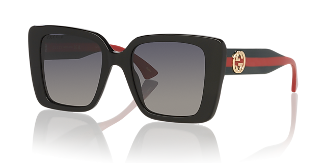 GG1861S Schwarz AcetatSunglass Frames von B24, Dreiviertelansicht