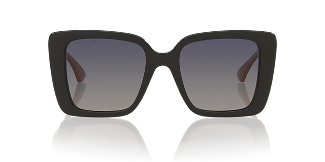 GG1861S Schwarz AcetatSunglass Frames von B24, Vorderansicht