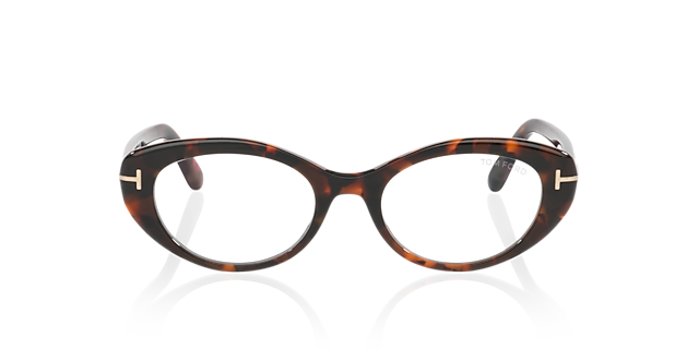 FT6092-B Tortoise AcetaatEyeglass Frames van B24, Vooraanzicht