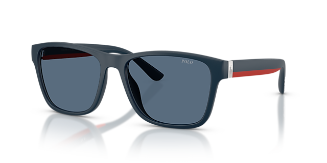 PH4229U Marineblau matt KunststoffSunglass Frames von B24, Dreiviertelansicht