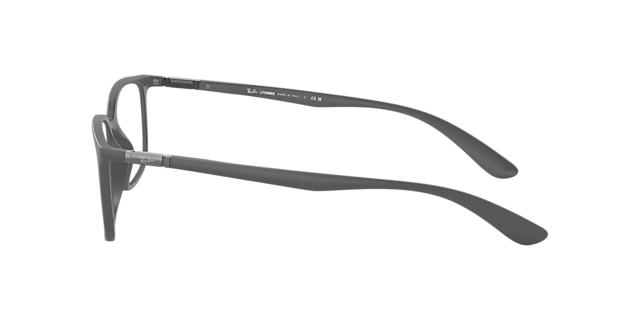 RB7208 Grijs KunststofEyeglass Frames van B24, Zijaanzicht