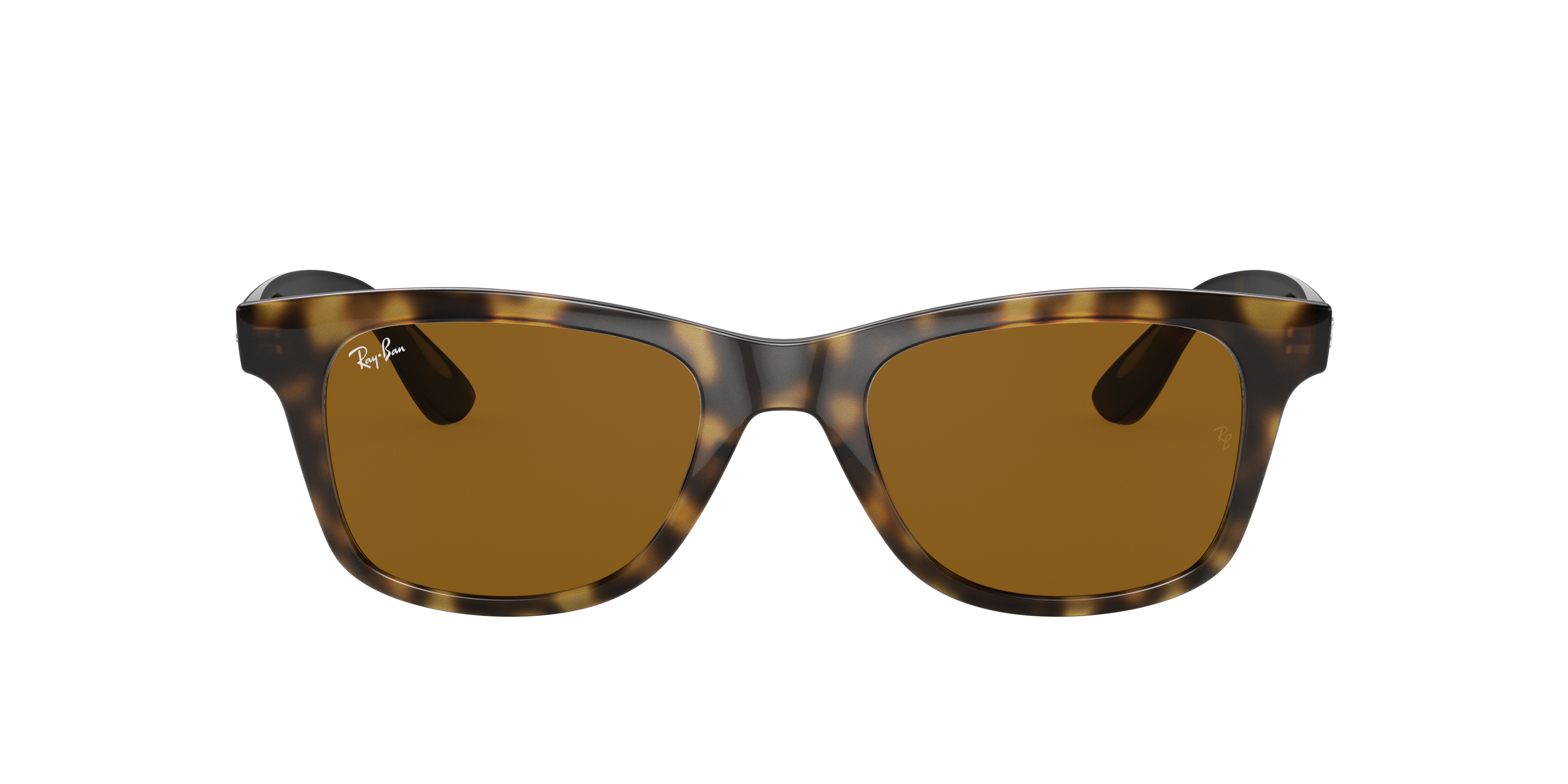 RB4640 Licht Havana KunststofSunglass Frames van B24, met getinte lenzen
