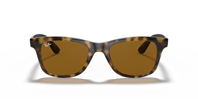 RB4640 Licht Havana KunststofSunglass Frames van B24, Vooraanzicht
