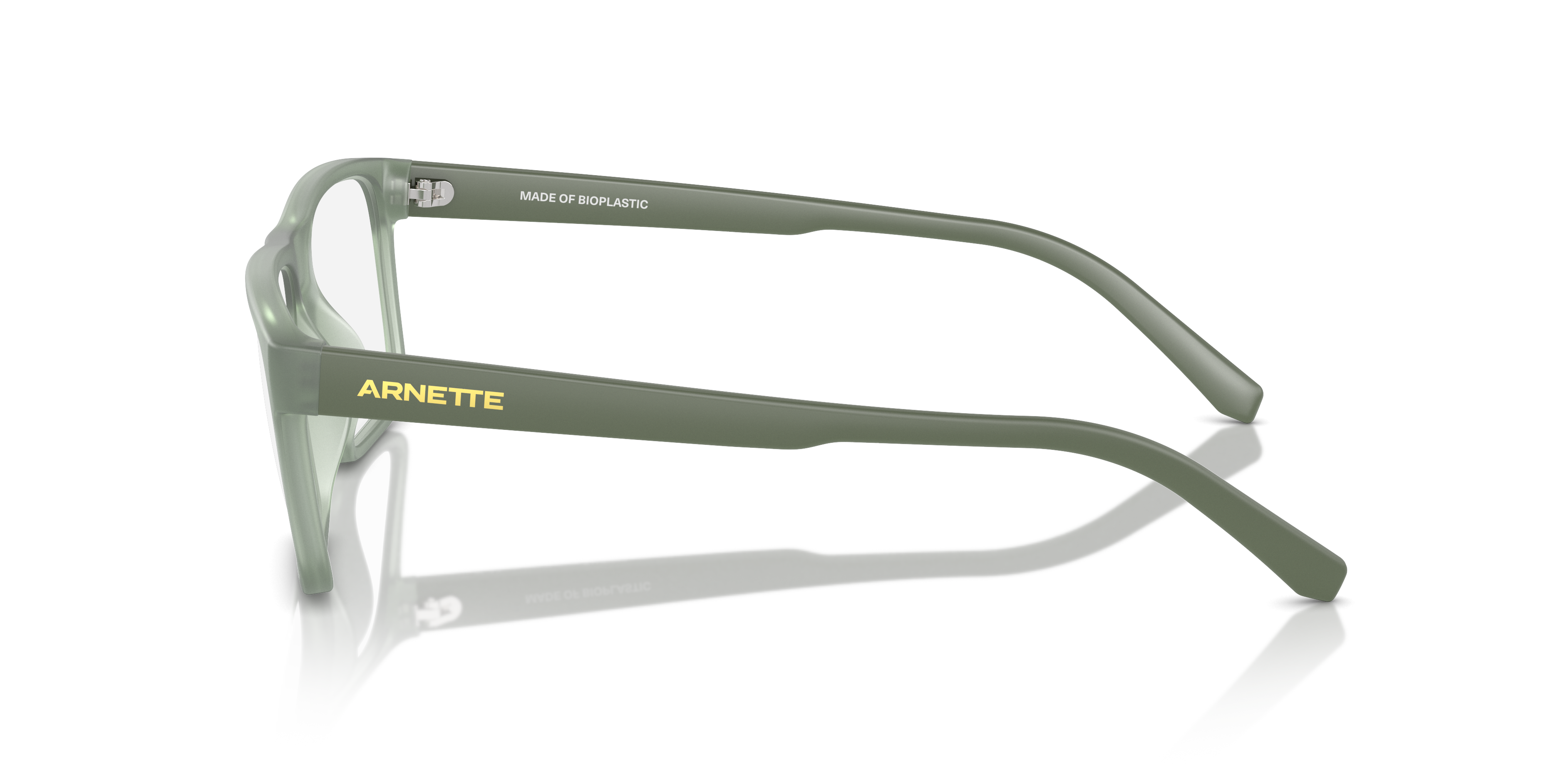 AN7251U Frosted Sage KunststoffEyeglass Frames von B24, Seitenansicht