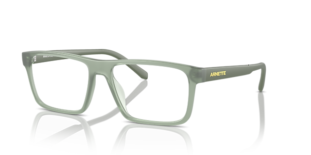 AN7251U Frosted Sage KunststofEyeglass Frames van B24, Hoekweergave