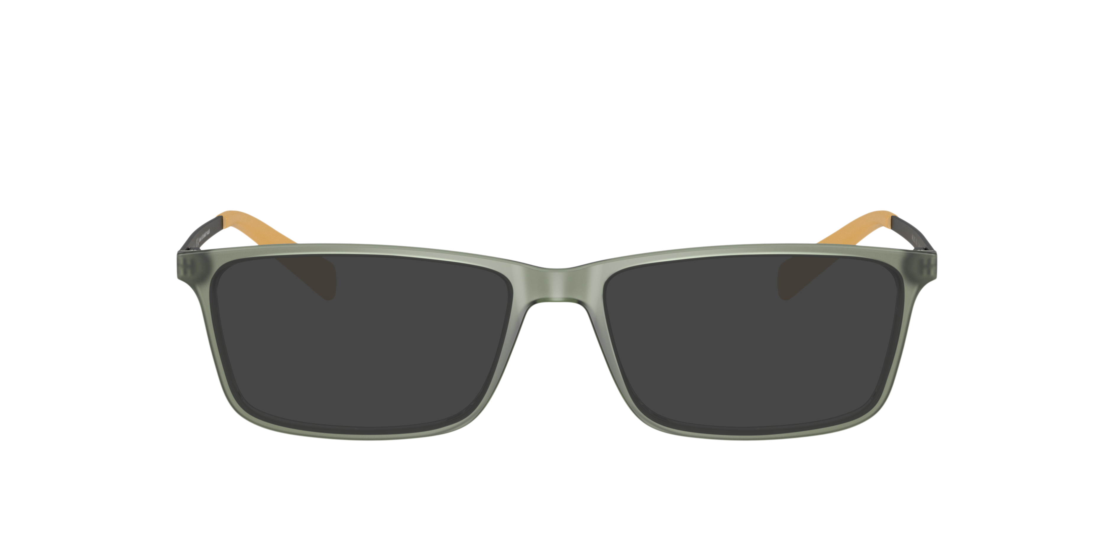 AX3027 Matte Green KunststofEyeglass Frames van B24, met getinte lenzen