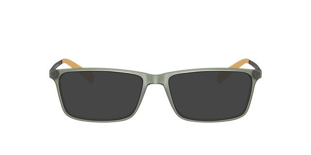 AX3027 Matte Green KunststofEyeglass Frames van B24, met getinte lenzen