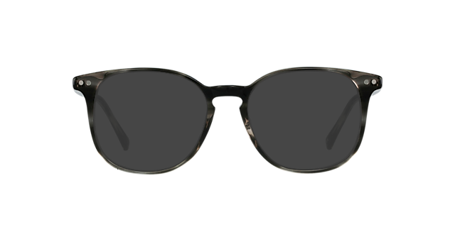 BARRON Striped Gainsboro AcetaatEyeglass Frames van B24, met getinte lenzen