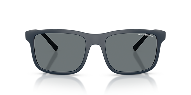 AX4145S Marineblau matt KunststoffSunglass Frames von B24, Vorderansicht