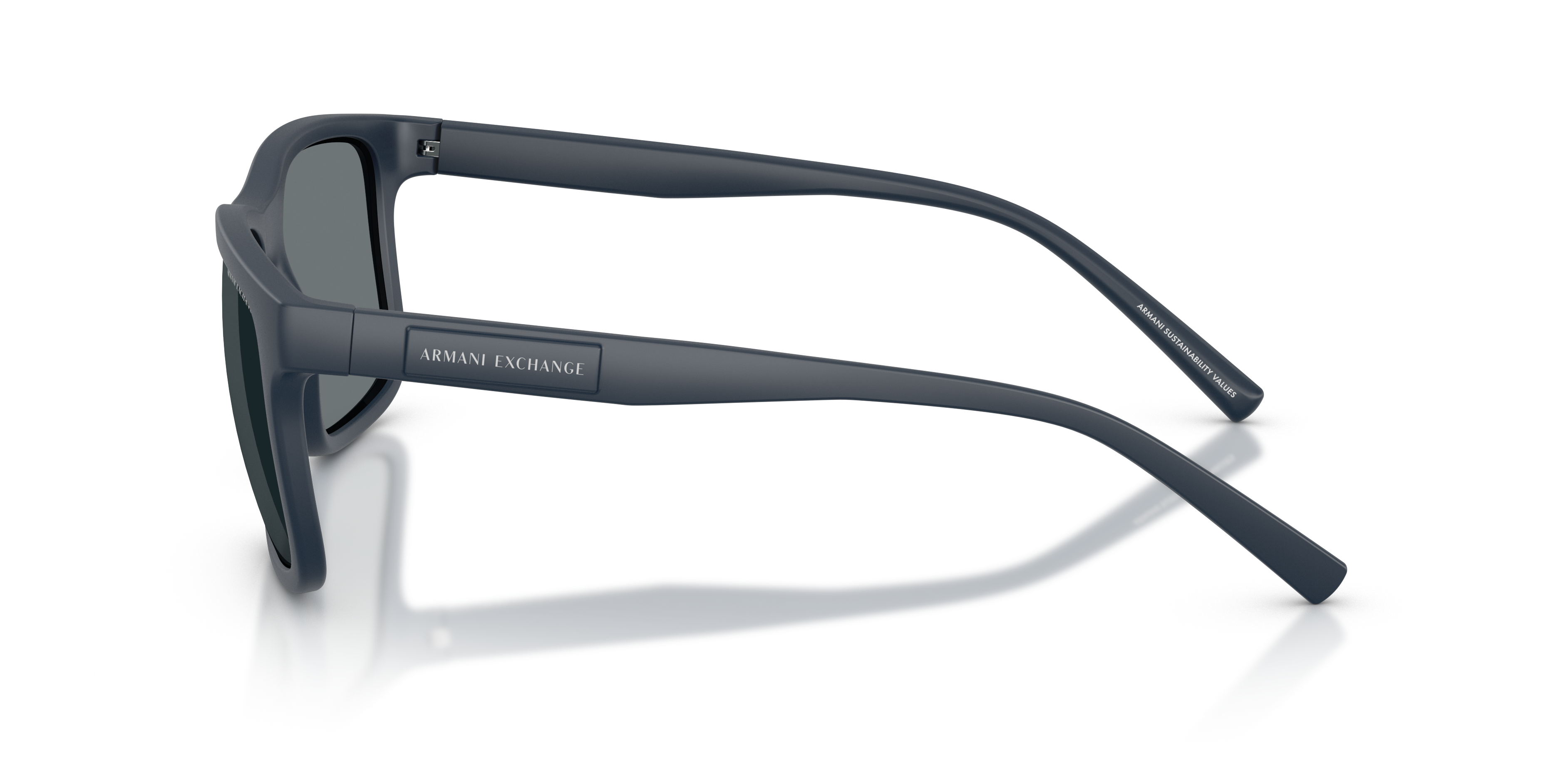 AX4145S Marineblau matt KunststoffSunglass Frames von B24, Seitenansicht