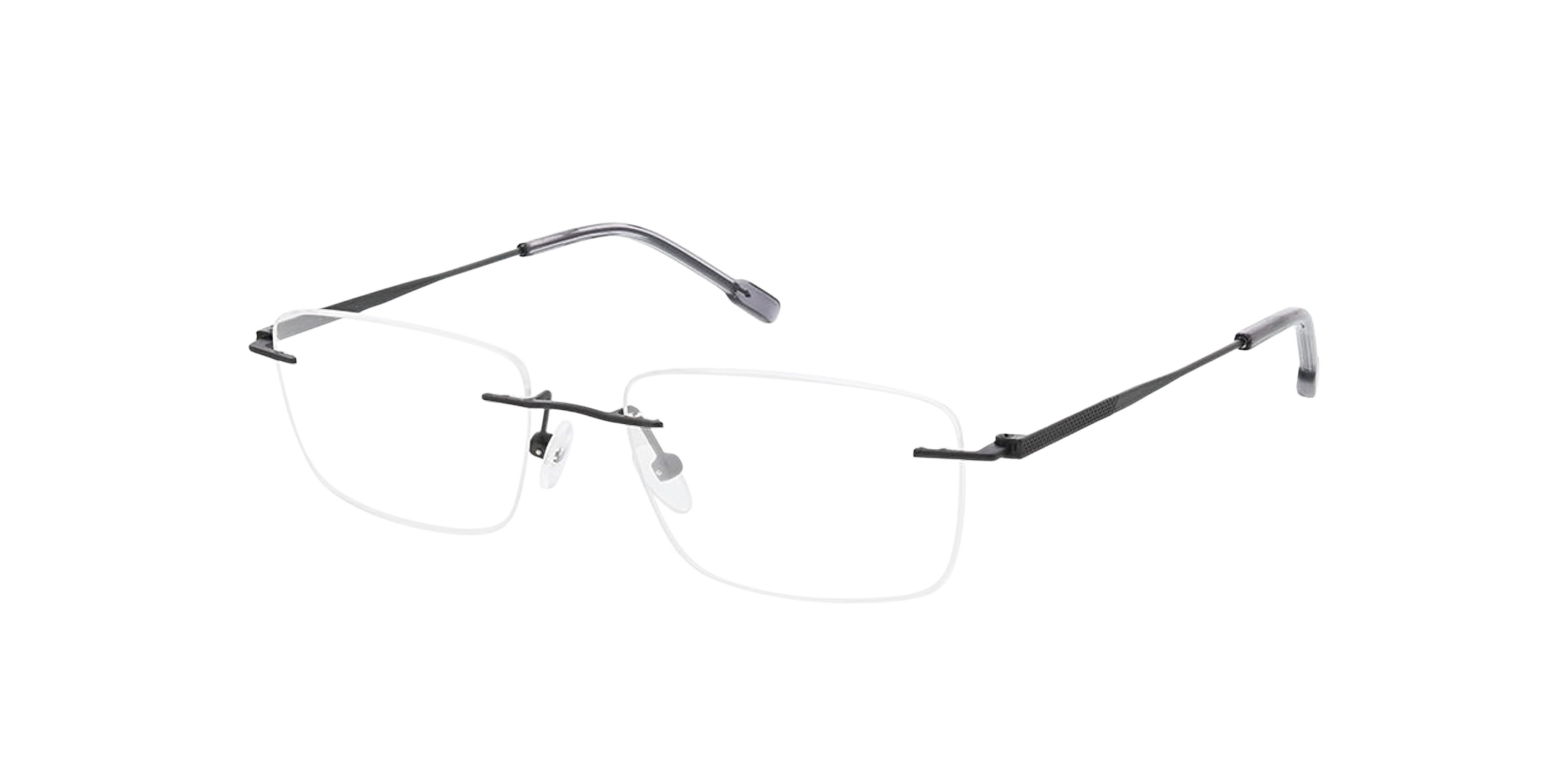 Freetown Matt Gun MetallEyeglass Frames von B24, Dreiviertelansicht