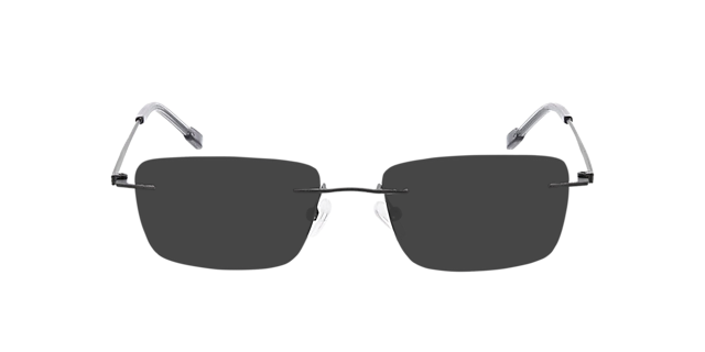 Freetown Mat gunmetal MetaalEyeglass Frames van B24, met getinte lenzen