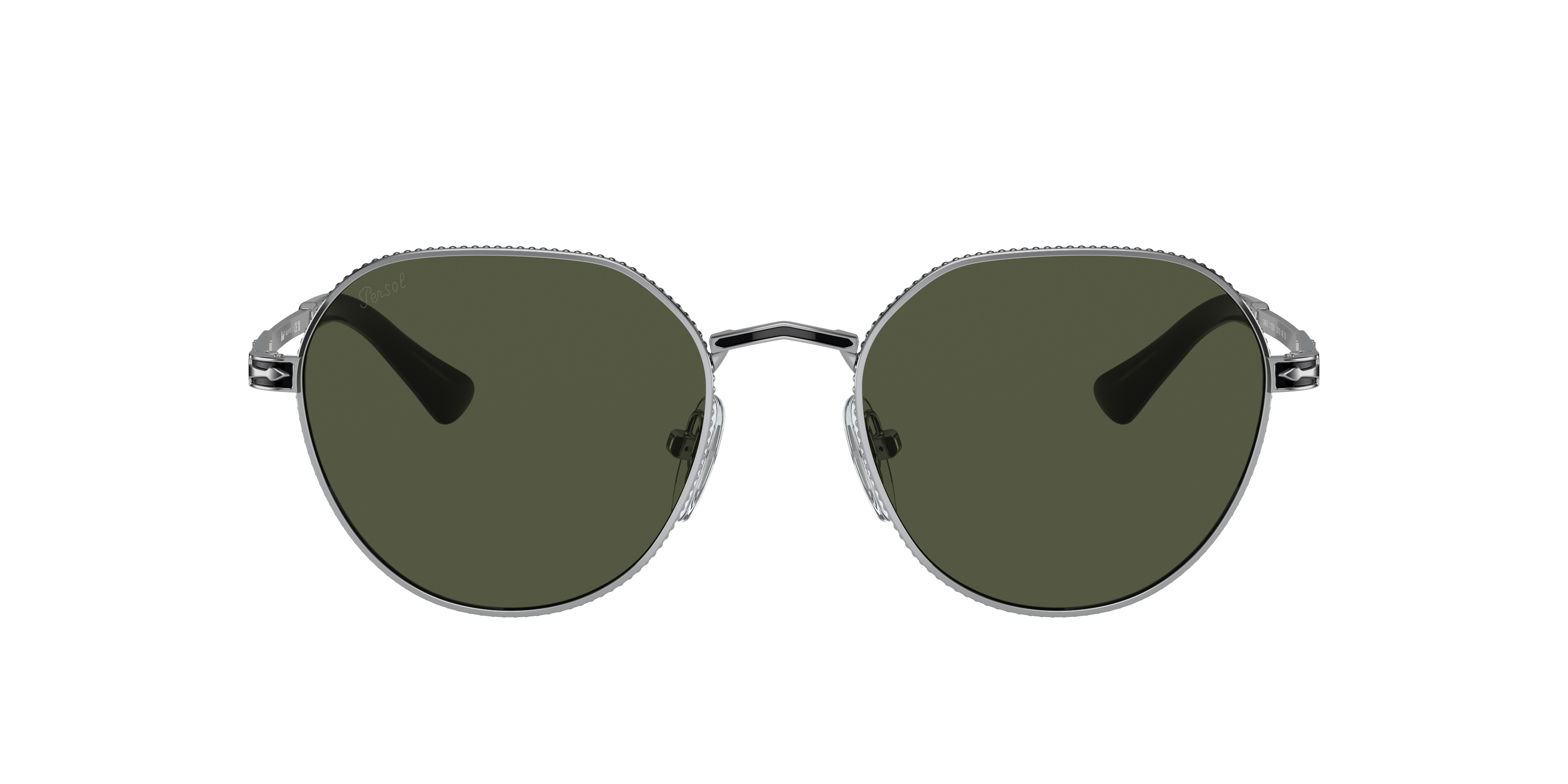 PO2486S Silber MetallSunglass Frames von B24, mit getönten Gläsern