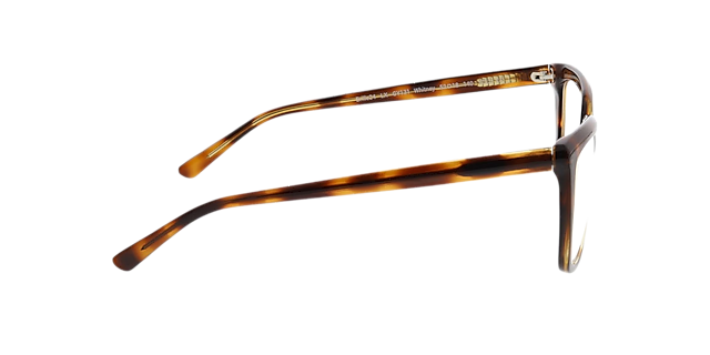 Whitney Havana AcetaatEyeglass Frames van B24, Zijaanzicht