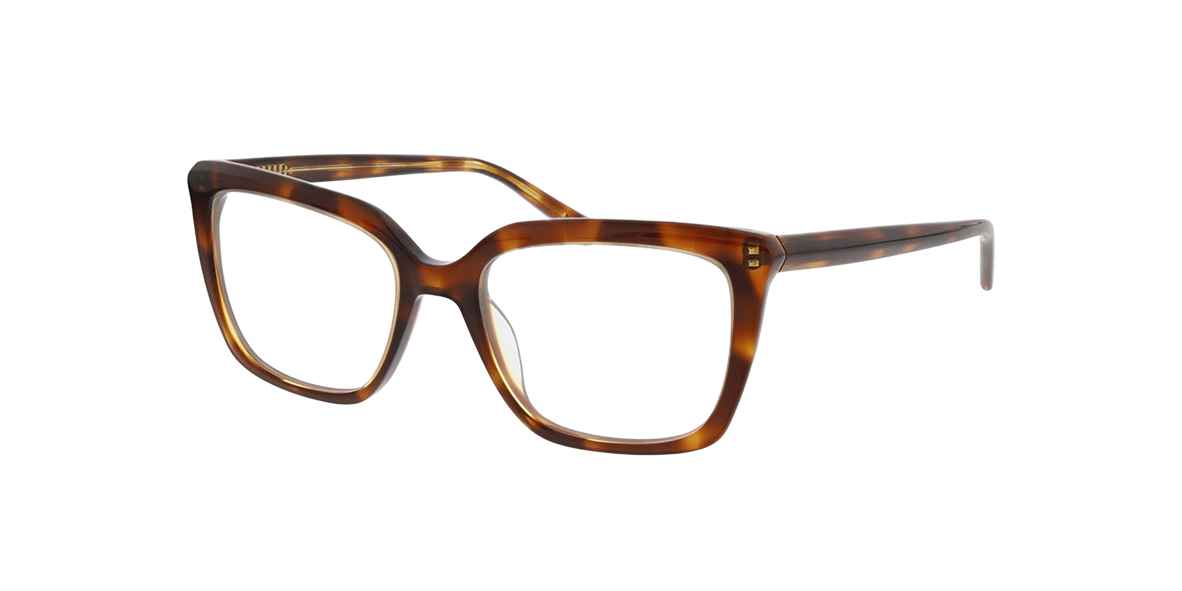 Whitney Havana AcetatEyeglass Frames von B24, Dreiviertelansicht