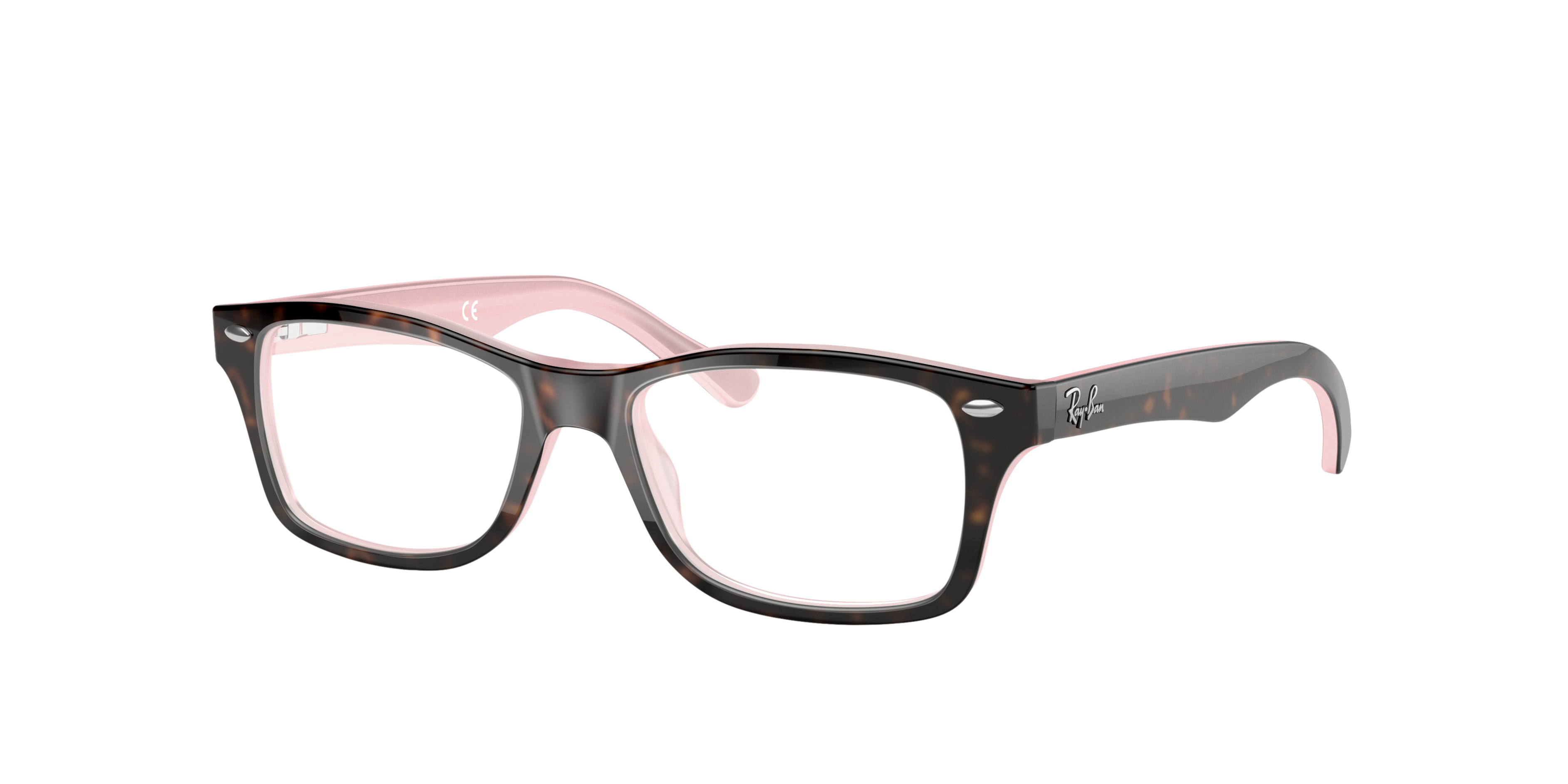 RB1531 Havana AcetatEyeglass Frames von B24, Dreiviertelansicht